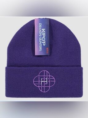 Netflix K-Pop Demon Hunters HUNTR/X Logo Beanie Rare